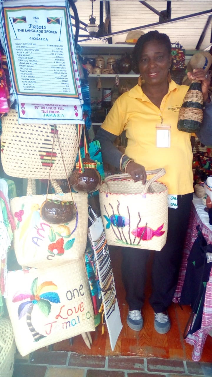 Audrey Smith - JN Bank Audrey Smith displays her craft items.