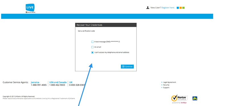 recover credentials-username-11 - JN Bank